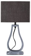 Stolná lampa FEMO 1xE14/40W/230V šedá/hnedá