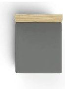 Tmavosivá napínacia bavlnená plachta 160x200 cm - Mijolnir