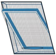 Orion Sieť na strešné okno proti hmyzu čierna,120 x 140 cm