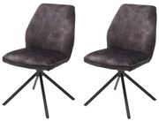Jedálenské stoličky NEXORO 2 ks antracit