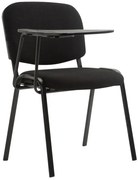 Stolička Ken s skladacím stolíkom látka - čierna