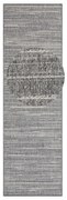 Sivý vonkajší koberec behúň 350x80 cm Gemini - Elle Decoration