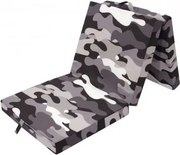 Skladací matrac Samba, čierno-šedý vzor%