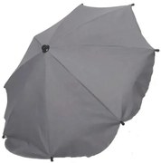 NEW BABY Slnečník na kočík - sivý