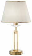 Kolarz 330.71.8C - Krištáľová stolná lampa IMPERIAL 1xE27/60W/230V zlatá/béžová