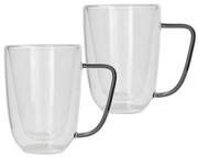 Sada dvoch hrnčekov CEMBRA s dvojitým dnom, sivé ALL 992487 250 ml (2 ks)