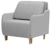 Kreslo GALA s funkciou spania Světle šedá