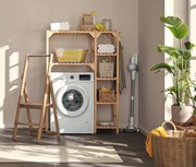 Malý rebrík z masívneho dreva