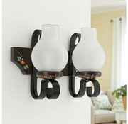 Brilagi - Nástenné svietidlo QUEEN 2xE14/40W/230V buk/wenge