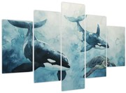 Obraz - Podmorská maľba (150x105 cm)