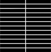 Keramická mozaika Premium Mosaic Kit Kat black 30x30 cm mat MOSKK2BKM