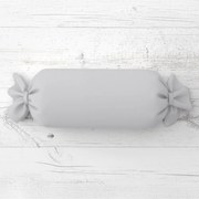 Biante Vankúš valec bonbon Rongo RG-016 Svetlo sivý 15x40 cm