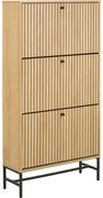 Výklopná skrinka na topánky v dekore duba v prírodnej farbe 72x140x25 cm Albany – Actona
