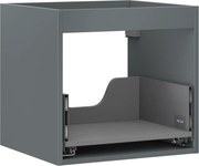Mexen Box-A, závesná skrinka 50 cm, 1 zásuvka, grafitová matná, 91AX0-0500-470-1-66
