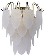 Searchlight 48910-1SB - Nástenné svietidlo FEATHER 1xE14/60W/230V