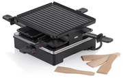 Kela Raclette/Grill Geneva, liaty hliník, pre 4 osoby, čierna, 21,5 x 21,5 x 12 cm