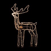 Žltý LED svietiaci sob MEDIUM, 90 cm