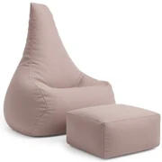 MeowBaby® Sedací vak s opierkou nôh Tearo, rosy-dune-pink