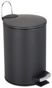 BISK Erga, odpadkový kôš guľatý 3l, čierna, ERG-07514