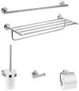 Hansgrohe Logis Universal, sada kúpeľňových doplnkov 5v1, chróm, HAN-41728000