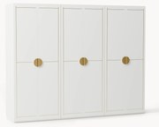 Modulárna šatníková skriňa's krídlovými dverami Denise, Š 300 cm, rôzne možnosti