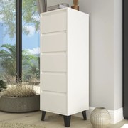 Komoda BOGAN 5S40, biela