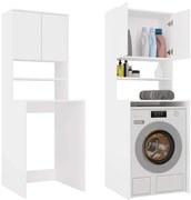 Kúpeľňová skrinka nad práčku POLA MULTI biela