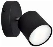 Nástenné bodové svietidlo PUNTA 1xGX53/10W/230V čierna