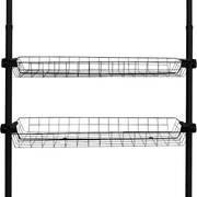 Wenko Set 2 drôtených košov Herkules, čierna