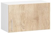 Horná kuchynská skrinka LIMA W60OK biela / dub sonoma