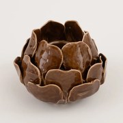 Svietnik Petalia dark brown 10 cm