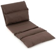 Divero 70275 Nastaviteľná sofa - hnedá