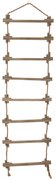 Závesný jutové-drevený dekoračné rebrík Hang - 48 * 3 * 120 cm