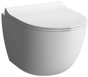 WC závesné VitrA Sento mat zadný odpad 7748-001-0075