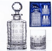 Onte Crystal Bohemia Crystal ručne brúsený whisky set 500pk 1+2