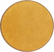 Vopi, Kusový koberec Eton Exklusive žltý kruh, 57x57 (priemer) kruh, žltá, obývacia izba