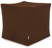 Taburetka Cubo hnedá plyš