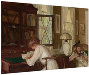 Obraz - Edmund Tarbell, Josephine and Mercie, reprodukcia (90x60 cm)