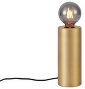 Moderná stolná lampa mosadzná 24 cm - Cylinder
