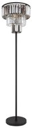 Globo 15695S - Stojacia lampa NAXIS 3xE27/40W/230V pr. 40 cm čierna
