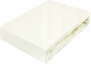ECOMATRACE Úpletové prestieradlo Jersey béžové Rozmery 90x200