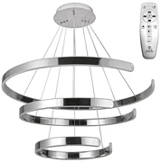 Moderné svietidlo NEDES LED svietidlo + diaľkový ovládač 220W J4329/CH