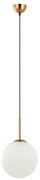 Italux PND-5578-1M-BRO - Luster na lanku DEORE 1xE27/40W/230V bronz IT0417