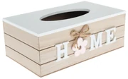 Drevený box na vreckovky Home flower, 24 x 9 x 14 cm