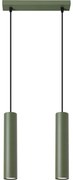 Sollux SL.1485 - Luster na lanku LAGOS 2xGU10/10W/230V zelená