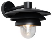 Dizajnová vonkajšia nástenná lampa čierna IP44 - Morty