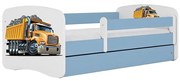 Detská Posteľ. Babydreams+Sz+M Modrá 70x140 - Nákladné auto