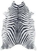 Ayyildiz, Kusový koberec Etosha 4111 black (tvar kožušiny), 150x200 tvar kožešiny, čiernobiela, chodba / predsieň
