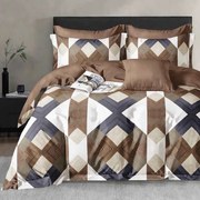 Mikroflanelové obliečky ZAVARI hnedé Rozmer obliečky: 70 x 80 cm | 140 x 200 cm