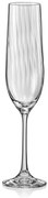 Crystalex Poháre na sekt WATERFALL 190 ml, 6 ks